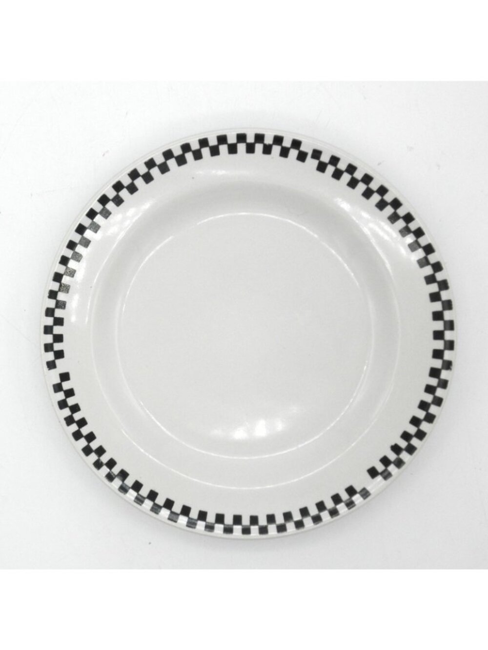 Checkers by Gibson 6-3/4 Inch Bread Dessert Plates Set of 4 Pattern Code GIDCHEC - Picture 5 of 5